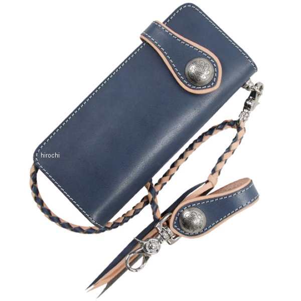 W-33A デグナー DEGNER コンビネーション ウォレット ネイビー/タン