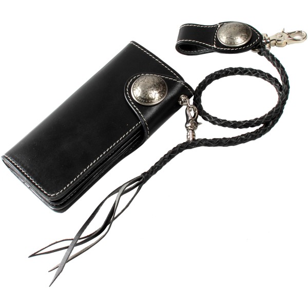 W-9B デグナー DEGNER レザーウォレット 黒