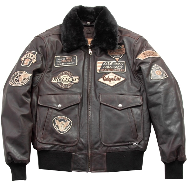 16WJ-10 デグナー DEGNER ヴィンテージフライトジャケット ブラウン XLサイズ