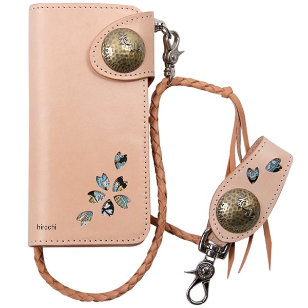 W-77K デグナー DEGNER 花山レザーウォレット タン 都桜