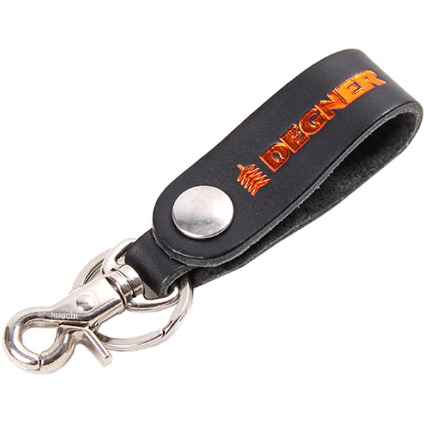 KV-6 デグナー DEGNER レザーキーホルダー 黒
