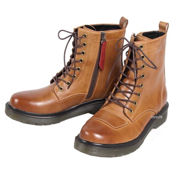 HS-B8 デグナー DEGNER レディースシフトガード付レザーZIPブーツ ライトブラウン 23cm