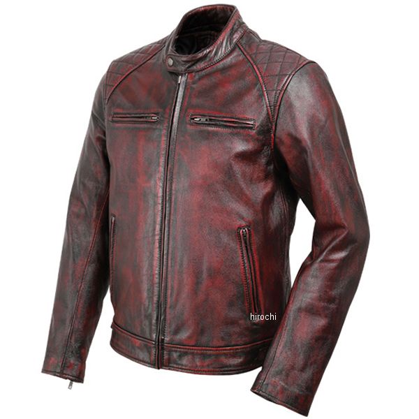 18SJ-6 デグナー DEGNER ゴートレザージャケット ワイン XLサイズ