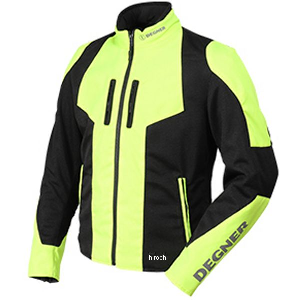 19SJ-2 デグナー DEGNER メッシュジャケット 黒/イエロー Lサイズ