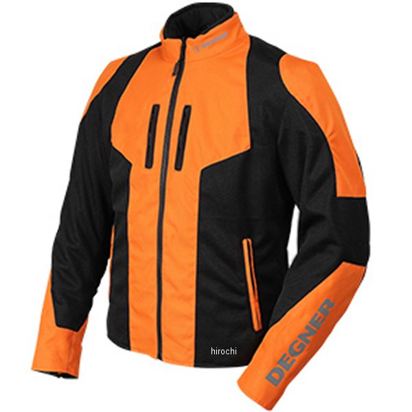19SJ-2 デグナー DEGNER メッシュジャケット 黒/オレンジ Lサイズ