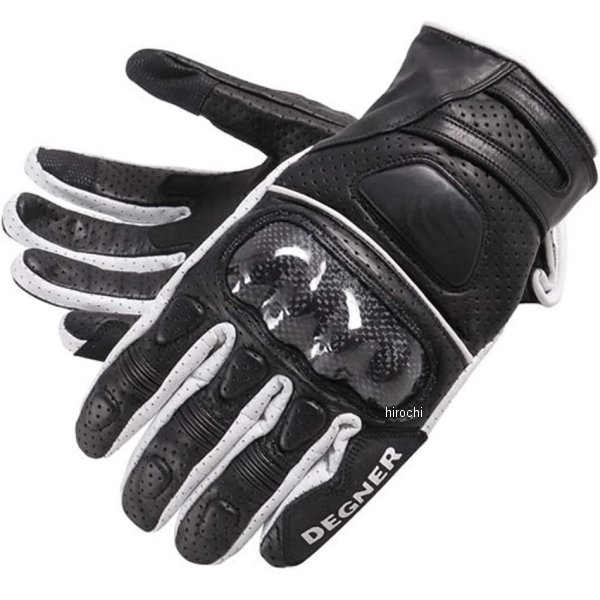 TG-56M デグナー DEGNER ライディング メッシュレザーグローブ 白 2XLサイズ