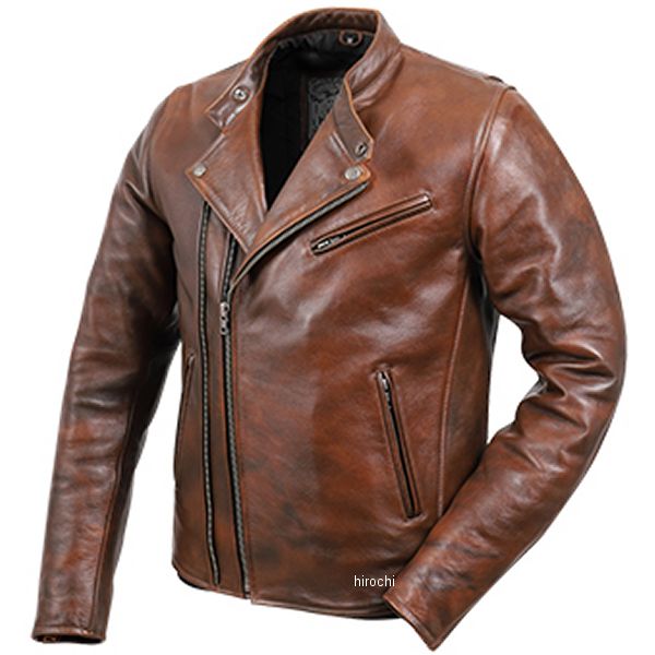 19WJ-14 デグナー DEGNER カウレザーダブルジャケット ブラウン Lサイズ