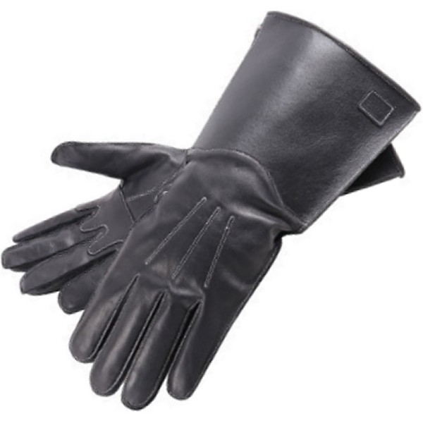WG-36 デグナー DEGNER ガントレットレザーグローブ 黒/黒 Sサイズ