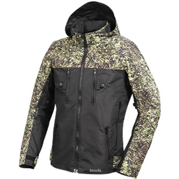 20SJ-2 デグナー DEGNER テキスタイルフード付ジャケット 黒/カモ 2XLサイズ