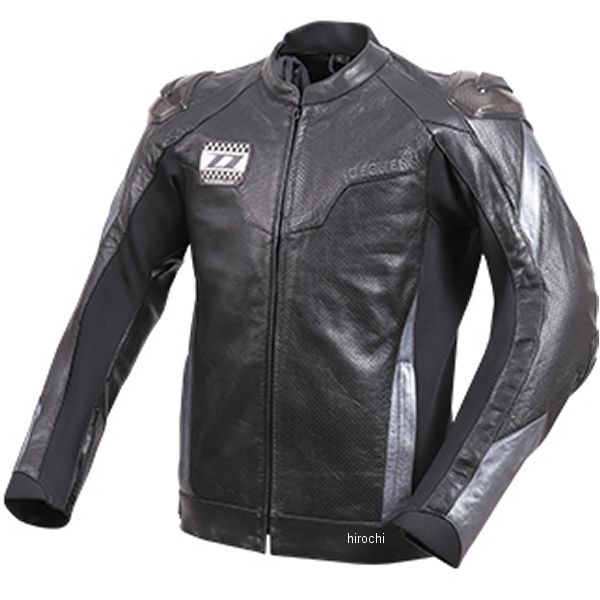 20SJ-4 デグナー DEGNER メッシュレザーレーシングジャケット 黒/ガンメタル Mサイズ