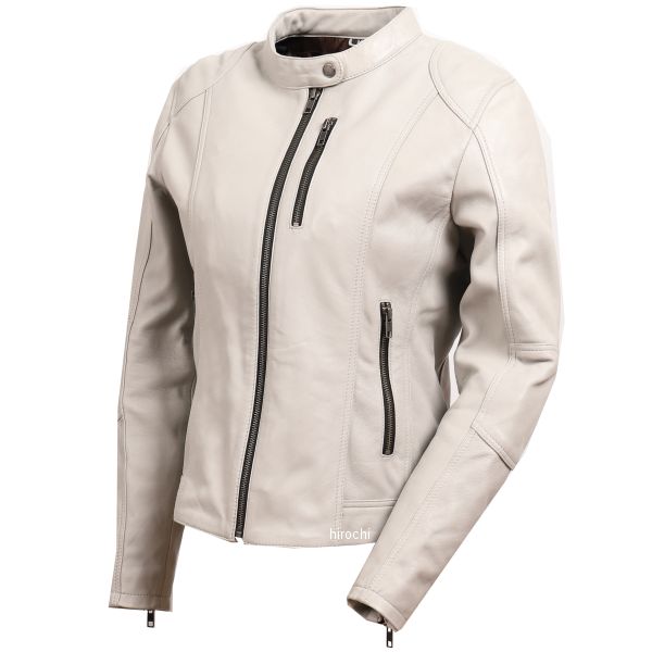 FR20SJ-9 デグナー DEGNER レディースレザージャケット アイボリー Lサイズ