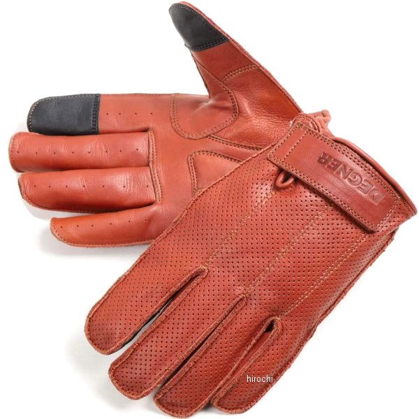 TG-59M デグナー DEGNER レザーツーリングメッシュグローブ ブラウン 2XLサイズ