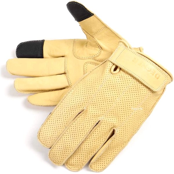 TG-59M デグナー DEGNER レザーツーリングメッシュグローブ タン 2XLサイズ