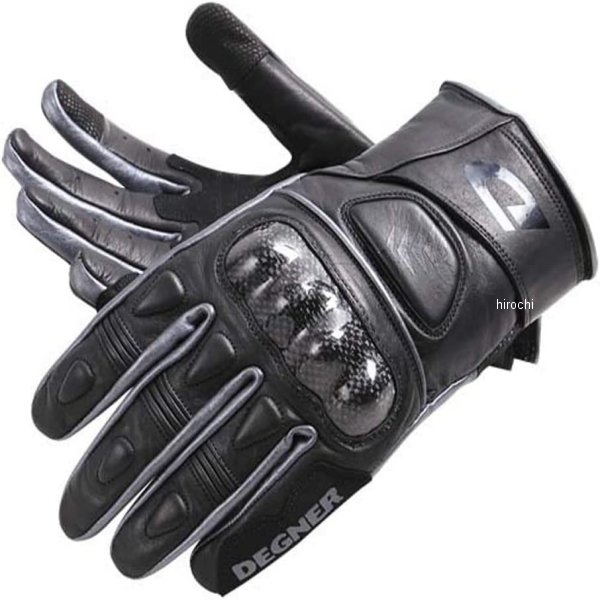TG-44 デグナー DEGNER ライディングレザーグローブ ガンメタル XSサイズ