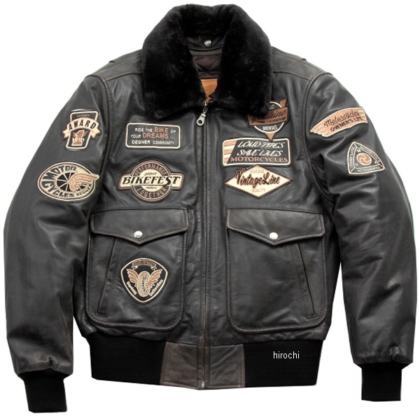 16WJ-10 デグナー DEGNER ヴィンテージフライトジャケット 黒 XLサイズ