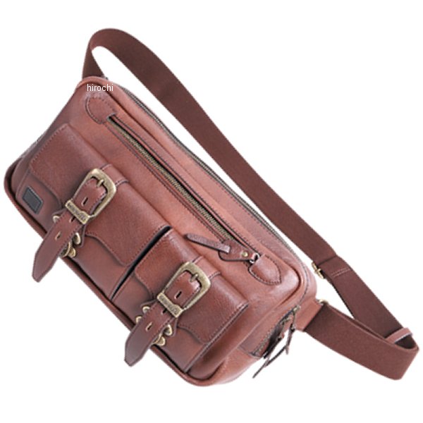 W-114 デグナー DEGNER レザー ボディバッグ ブラウン