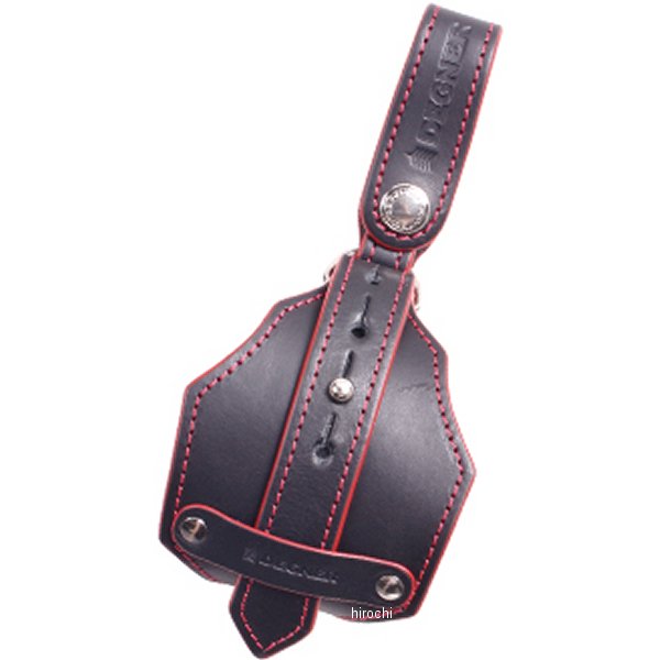 K-64 デグナー DEGNER レザーグローブホルダー 黒/赤