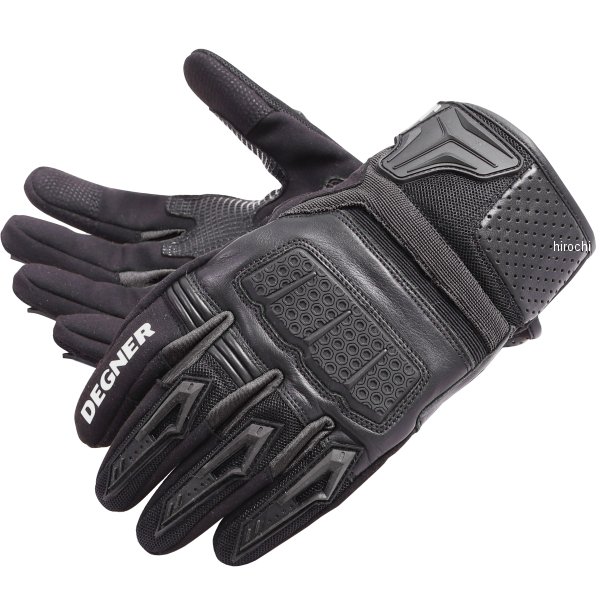 TG-72 デグナー DEGNER スポーツグローブ 黒/黒 XLサイズ