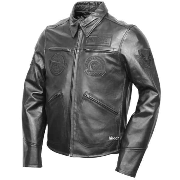 21SJ-1 デグナー DEGNER レザーシャツカラージャケット 黒 Lサイズ