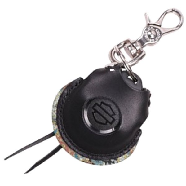 K-63K デグナー DEGNER 花山レザーキーフォブケース 黒 都桜