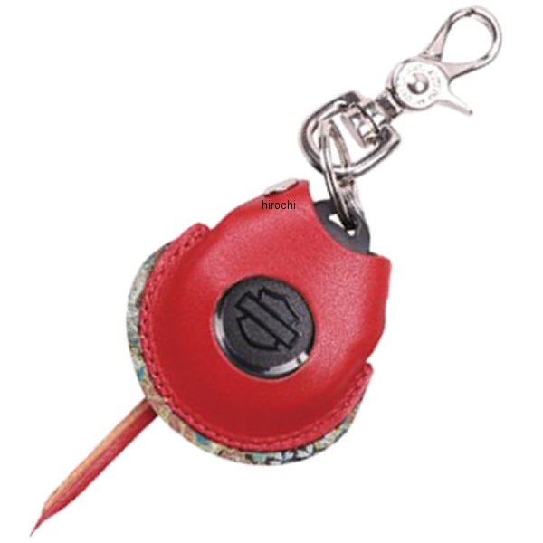 K-63K デグナー DEGNER 花山レザーキーフォブケース 赤 都桜