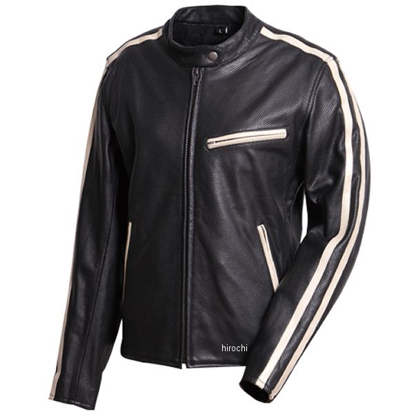 FR22SJ-8 デグナー DEGNER レディースレザーメッシュジャケット 黒 Mサイズ