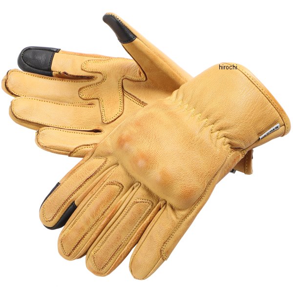 TG-74 デグナー DEGNER ワックスレザー ツーリンググローブ タン Mサイズ