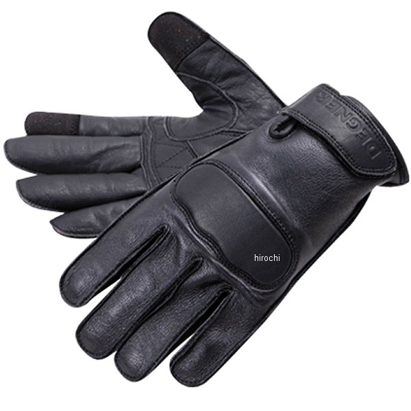 FRTG-77 デグナー DEGNER レディースレザーグローブ 黒/黒 Lサイズ