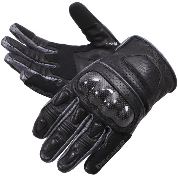 TG-79M デグナー DEGNER メッシュプロテクターショートグローブ ガンメタル XLサイズ