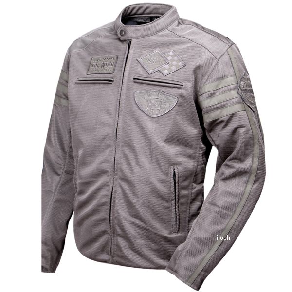 21SJ-10 デグナー DEGNER テキスタイルフルメッシュジャケット グレー XLサイズ