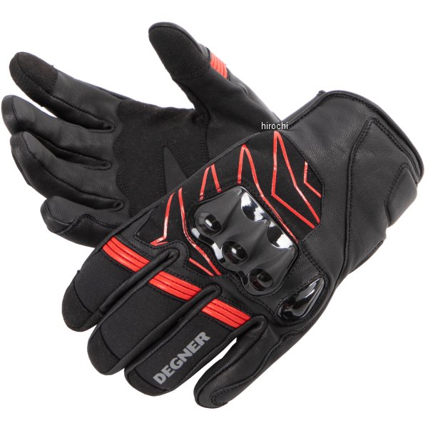 WG-45 デグナー DEGNER スポーツグローブ 黒/赤 XLサイズ