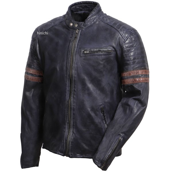 22WJ-4 デグナー DEGNER レザージャケット ネイビー Mサイズ