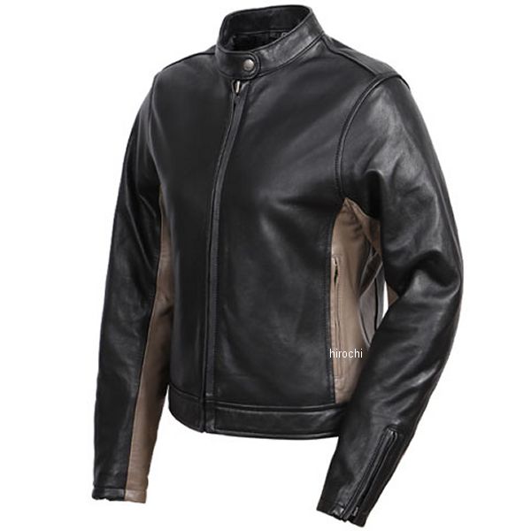 FR22WJ-8 デグナー DEGNER バイカラーレディースレザージャケット 黒 Mサイズ