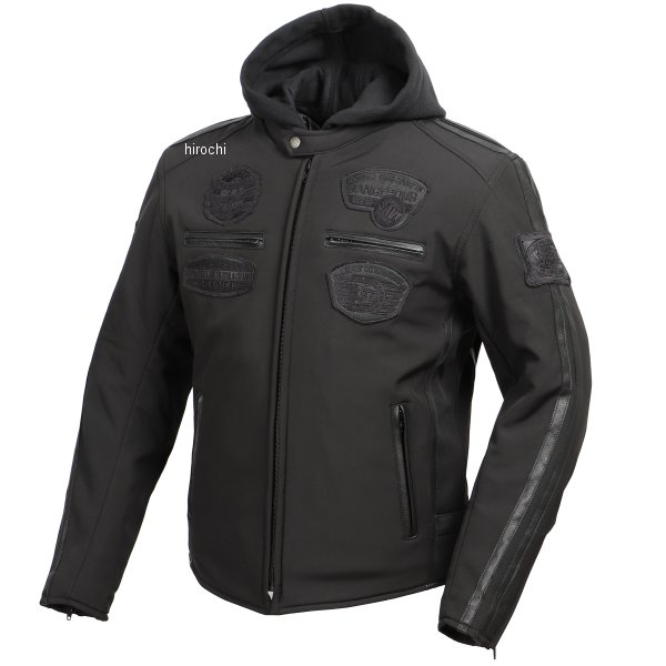 22WJ-10 デグナー DEGNER ソフトシェルフード付ジャケット 黒 Lサイズ