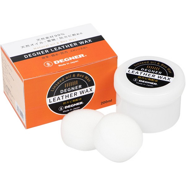 LEATHER-WAX_200 デグナー DEGNER デグナー レザーワックス 200ml