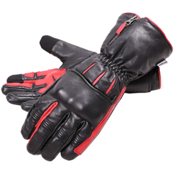 WG-44 デグナー DEGNER ウィンター レザーグローブ 黒/赤 Sサイズ