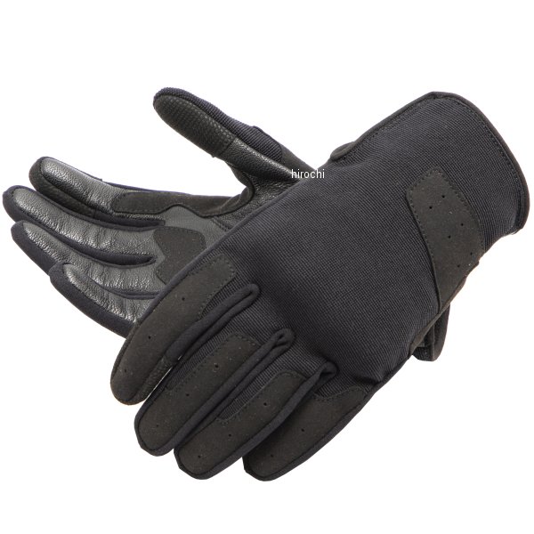 TG-86 デグナー DEGNER テキスタイルグローブ 黒/黒 Mサイズ
