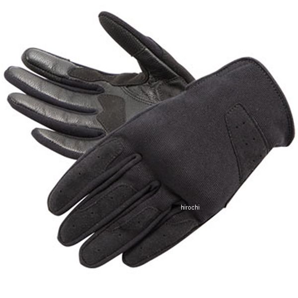 FRTG-87 デグナー DEGNER レディース テキスタイルグローブ 黒/黒 Lサイズ