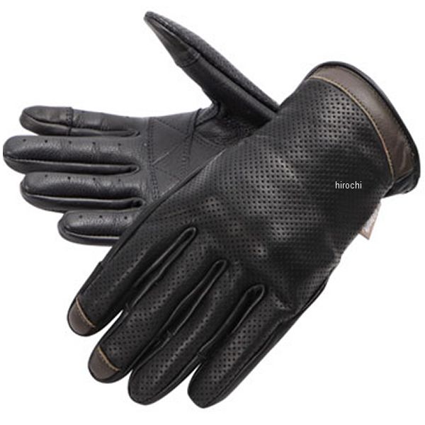FRTG-89M デグナー DEGNER レディース レザーメッシュグローブ 黒/ブラウン Sサイズ