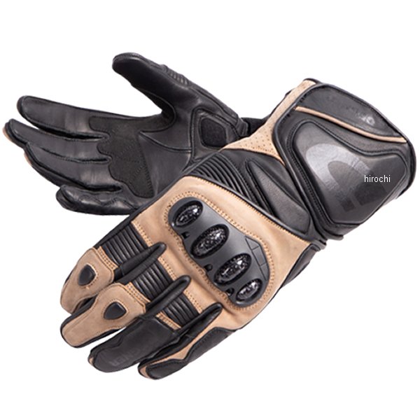 RG-11 デグナー DEGNER レーシンググローブ 黒/ベージュ Lサイズ