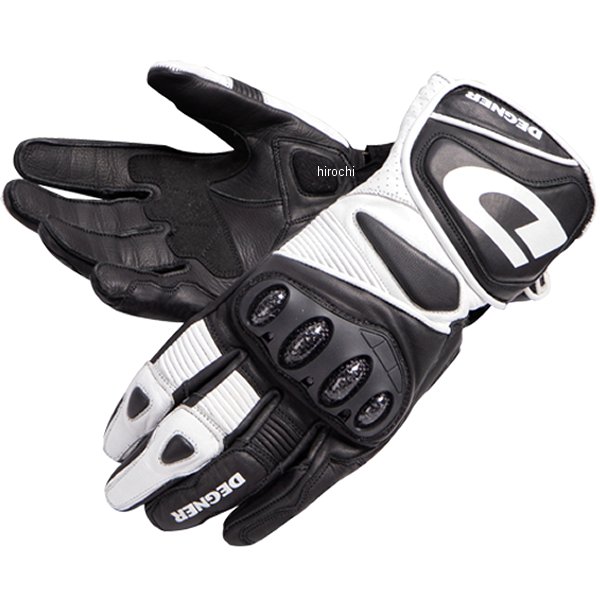 RG-11 デグナー DEGNER レーシンググローブ 白/黒 Lサイズ