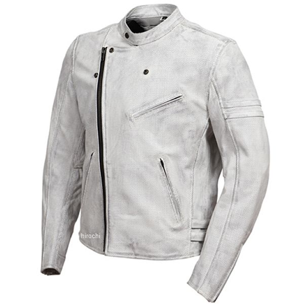 23SJ-4 デグナー DEGNER メッシュレザージャケット 白 XLサイズ