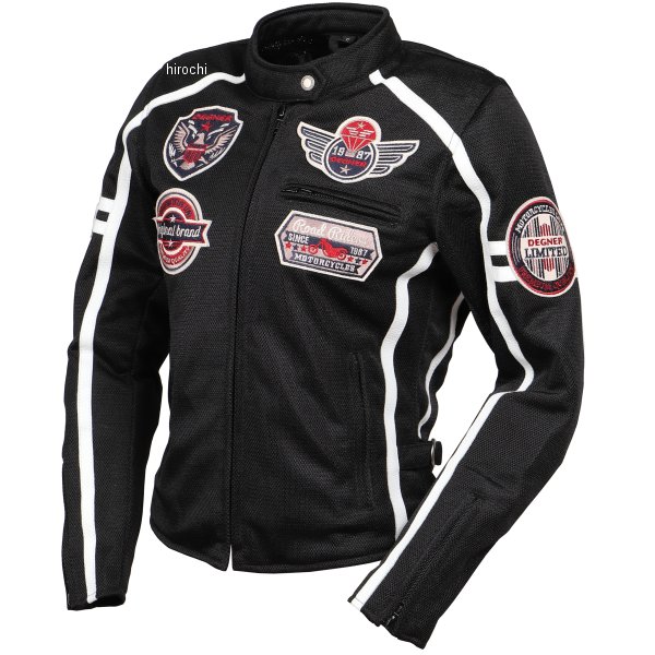 FR23SJ-8 デグナー DEGNER レディースメッシュジャケット 黒 Sサイズ