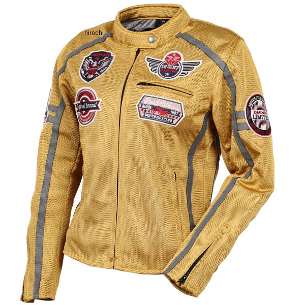 FR23SJ-8 デグナー DEGNER レディースメッシュジャケット マスタード Mサイズ