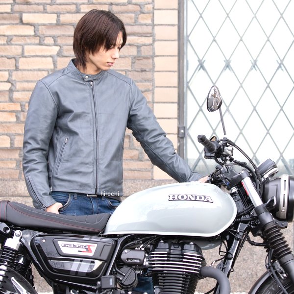 4524486102837 デグナー DEGNER 22SJ-3 レザージャケット グレー Lサイズ