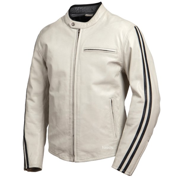 23WJ-3 デグナー DEGNER レザージャケット 白 Lサイズ