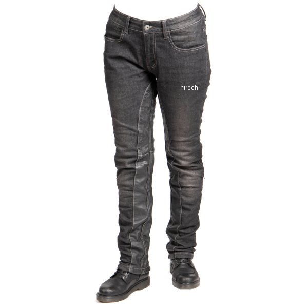 FRP-35 デグナー DEGNER 裏フリースデニムパンツ レディース 黒 Lサイズ