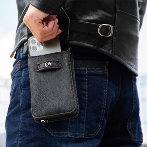 4524486104565 デグナー DEGNER W-124 レザースマートフォンケース ブラック