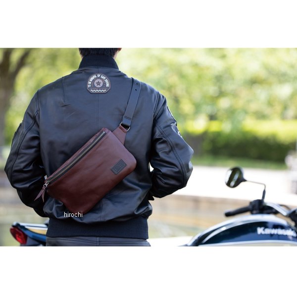 4524486104732 デグナー DEGNER W-86 レザーボディバッグ ブラウン