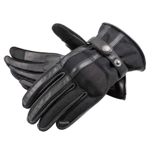 TG-96M デグナー DEGNER 春夏モデル テキスタイルメッシュグローブ 黒/黒 Lサイズ